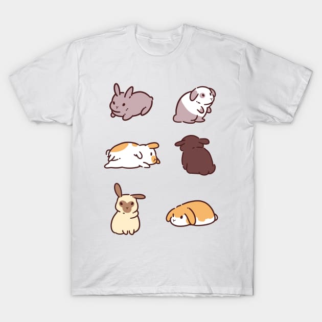 Bunny Pack T-Shirt by KadyIllustrates